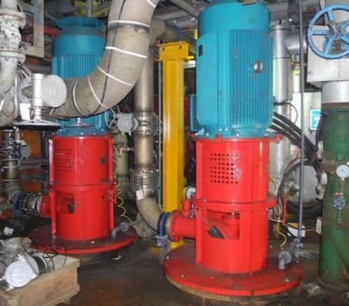 Oil field equipment and facilities upgrading and reconstruction project motor vertical fire turbine pump